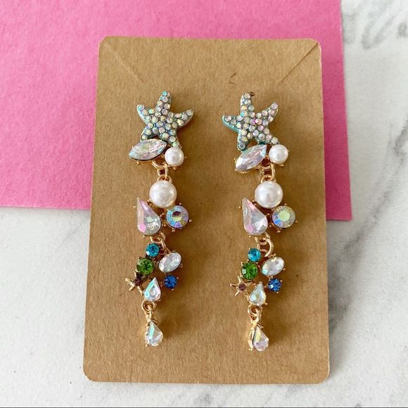 Jewelry - 2/$30 Starfish Dangle Earrings